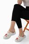 Women's Heart Rhythm Collared Patterned Orthopedic Sabo Doctor Nurse Cook Hospital Slippers - 4