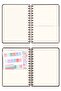 A5 15X21 cm Spiral Linen Notepad Brown - 7