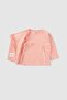 Organic Cotton Muslin Double Breasted Baby Set Pink - 4