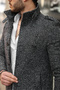 Men's Slim Fit Long Cashmere Coat - 4