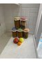 5 Pieces Mixed Color Checkered Jar Lid Caps - Self Elastic - 7