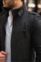 Men's Slim Fit Long Cashmere Coat - 4