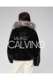 Fur Hooded Coat Alcantara Fabric - 5