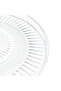 Elena Silk Glass Plate - Transparent - 19 cm - 2