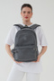 Unisex Crinkle Waterproof Fabric Large Size School Travel Backpack with Eyes Rosso Collina Smoked K Gray