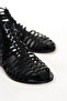 Women's Genuine Leather Zippered Bodrum Sandals 6255 - 5