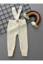 Unisex Cross-Strapped Adjustable Length Flexible Knitwear Salopet Overalls for Baby - 3