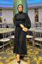 فستان سهرة جاكار أسود