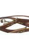 Premium Genuine Leather Walking Strap, Easy Walking Leash 1.4X100Cm and Choke Leash 1.4X73Cm - 3
