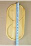24x12 Cm Oval Bamboo Soap Oil Pot - 1 Piece, 2 Compartment Presentation Tray - 2
