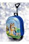 3-6 Years Old Children's Character Kindergarten Nursery 3D Color Printed Squeegee Wheeled Schoolbag and Backpack - 8