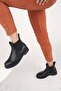 Helen Genuine Leather Women's Elastic Boots - 2