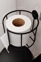 Lüksay Model Black Mount-Free Toilet Paper Holder Ergonomic Design Wc Paper Holder Hanger - 5