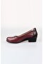 Edik Daily and Mother's Shoes Genuine Leather Lining Heel Cushioning System H190 Claret Red - 2