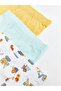 Lcw Baby Ecru Printed Elastic Waist Baby Boy Boxer 3-Piece - 3