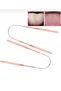 Copper Crescent Tongue Cleaner - Oral Care Brush, Tongue Plaque Removal and Tongue Scraper