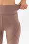 Women's Mink High Waist Gathering and Shaping Karyoka Stitched Breathable Soft Textured Flexible Sports Shorts Leggings - 2