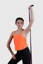 Women's Sports Athlete Top with Back Detail Orange Hlv1341 - 5