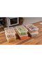 10 Pieces Storage Container Food Coffee Food with Lid Lockable Suitable for Freezer 2Liter (23X14X8 CM) - 2