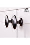 Space Matte Smoked Button Handle Luxury Country Kitchen Furniture Cabinet Drawer Handle - 4