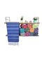 Peshtemal, 100% Cotton, Blue, Nuray Pattern, 180x100cm, Beach Towel, Bath Towel