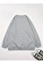 Women's Heart Printed Crew Neck Sweatshirt - 3