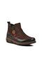 1953755 K Women's Leather Short Boots - Elastic and Zippered - 3
