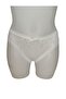 Women's Lace White Slip 6 Pack Cotton Bikini Panties