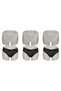 Women's Lacy Black and White 6 Pack Cotton Bikini Panties - 6
