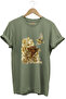 Hunter Hunting Cull Hunting Wilderness Printed Regular Fit 100% Cotton Khaki T-Shirt