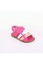 Fuchsia Pink Girls' Sandals Summer Anatomical Faux Leather Comfortable Daily Wear