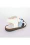 White Children's Sandals Summer Anatomical Faux Leather Comfortable Daily Wear - 4