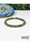 Seaweed Agate Natural Stone 6mm Unisex Bracelet - 4