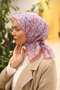 وشاح قطني ناعم بنمط القرنفل - 2