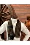 وشاح كاشول للرجال من البولي فيسكون بلون الخردل - 2