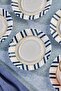 Special Series 12.5 cm Porcelain Alaçatı Patterned 6-Piece Tea Plate - 5