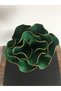 Decorative Handmade Luxury Latex Eva Artificial Flower (Excluding Vase) - Gold Gilded Dark Green - Foam Flower - 3