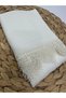 Needlework Handcrafted Prayer Rug, Mevlüt Rug Gönen Handwork Cream Color - 4