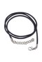 Cennet-Ül Esma Men's Steel Leather Necklace, Gift Necklace for Lover, Spouse, Father - 8
