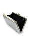 Metallic Silver Gray Lame Color Chain Strap Evening Dress Bag Wedding Engagement Graduation - 3