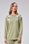 Hatunatila Special Fabric Double Set with Flower Detail on the Shoulder - 7855 - 2