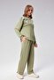 Hatunatila Special Fabric Double Set with Flower Detail on the Shoulder - 7855 - 4