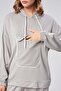Hatunatila Special Modal Fabric Double Set with Hood and Pockets - 7851 - 5