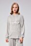 Hatunatila Special Modal Fabric Double Set with Hood and Pockets - 7851 - 2