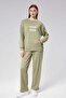 Hatunatila Special Modal Fabric Embroidered and Pocketed Double Suit - 7850