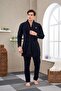 23715 Men's Fleece Dressing Gown