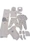 Cute Lambs Patterned 10-Piece Baby Hospital Discharge Bodysuit Set - 7
