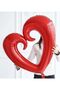 14 February Hollow Heart Foil Red Color Balloon 22 Inch 1 Piece - 2