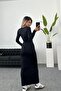 Trend Women's Black Hailey Long Sleeve Maxi Dress - 3