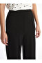 Lcwaikiki Basic New Black Women's Pants with Elastic Waist - 3